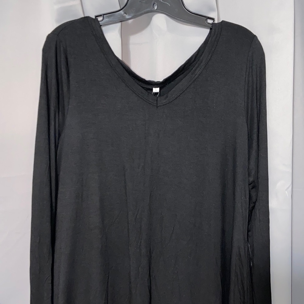 Casual black dress